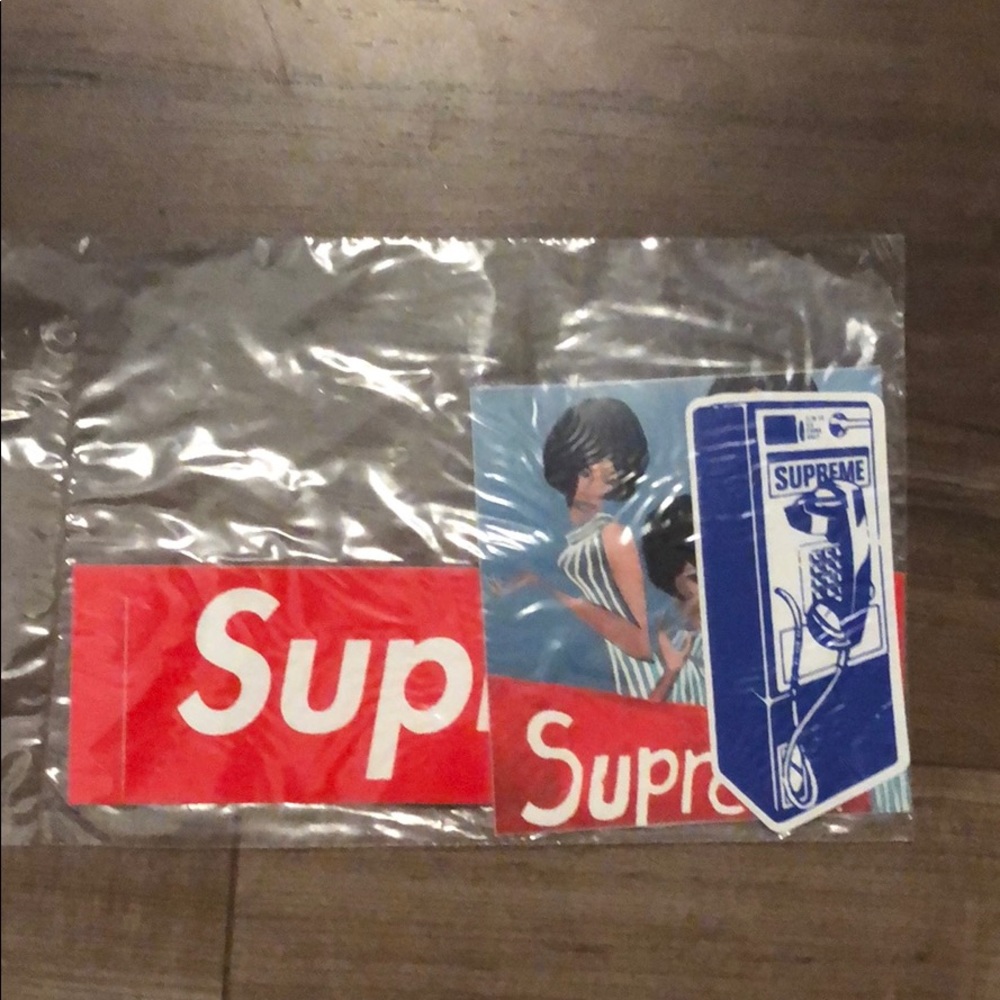 Supreme unopened stickers